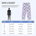 thumbnail image 4 of Rateoe white Skull crystal flower Pattern Men’s Ultra-Soft Comfy Pajama Lounge Pants Sleepwear,Comfortable Lounge Wear,lightweight Pajamas, Casual Home Wear-Large, 4 of 6