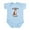 Sky Blue, variant on CafePress - Boxer Mom Baby Light Bodysuit - Baby Light Bodysuit, Size Newborn - 24 Months