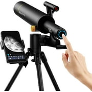 BeaverLAB TW1 Pro Smart Digital Astronomy Telescope, 500mm Long Focal Length, Compact and Portable, HD Video, 4K Resolution, WiFi Connected, 1600x Magnification, for Teens and Adults