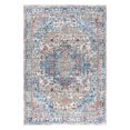 thumbnail image 6 of JONATHAN Y 8 x 10 Area Rug, Manisa Vintage Medallion - Ivory/Peacock Blue/Coral, RES103A-8, 6 of 8