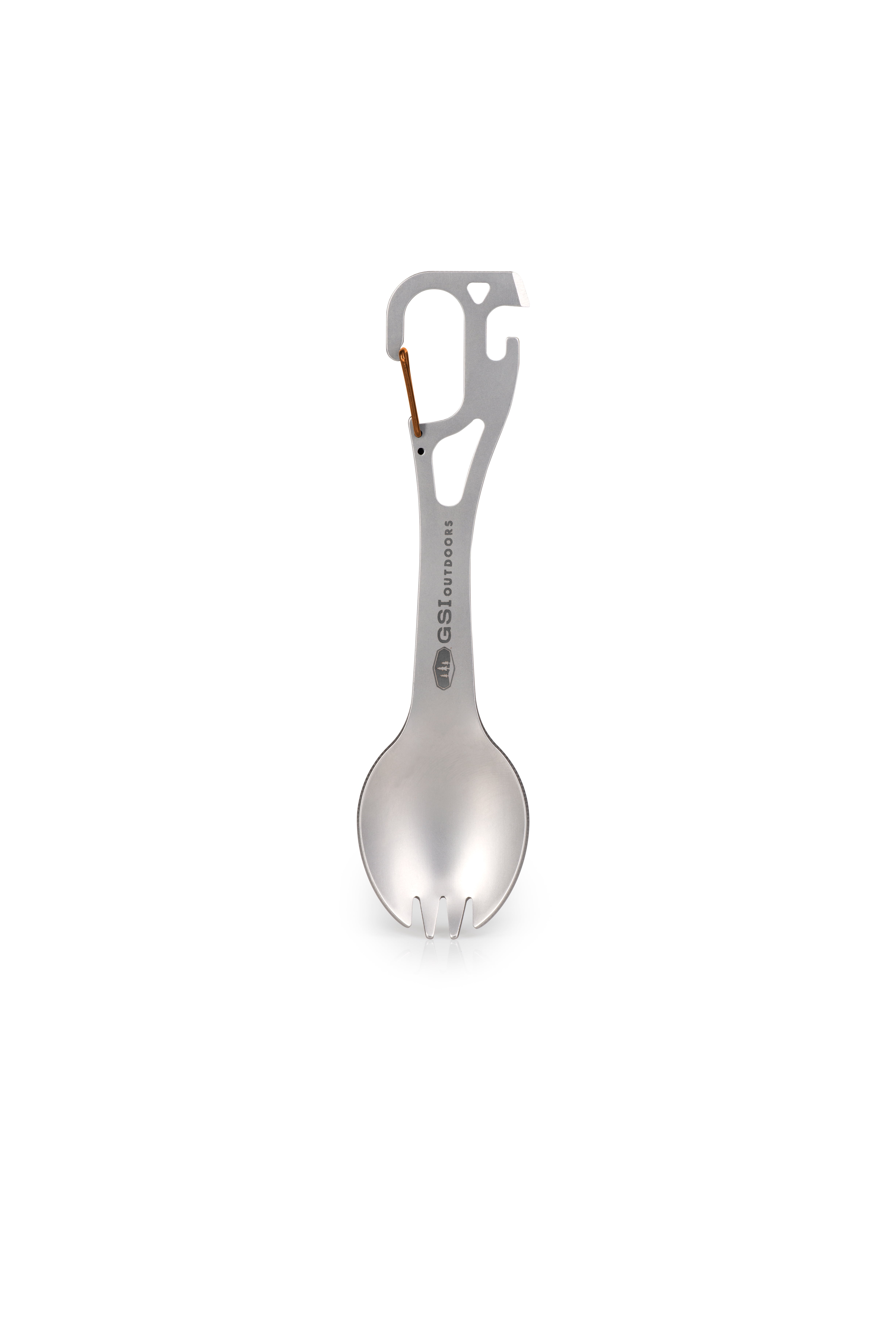 Glacier Multi-Tool Stainless Steel Spork with Can Opener and Clip