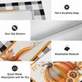 thumbnail image 5 of Orange Pumpkins Fall Outdoor Rug 6x9 Ft, Non Slip Washable Area Rug, Thanksgiving Botanical Leaves Checkered Patio Rugs Carpet Runner, Large Floor Mat for Indoor/Outdoor Deck Porch Camping, 5 of 8