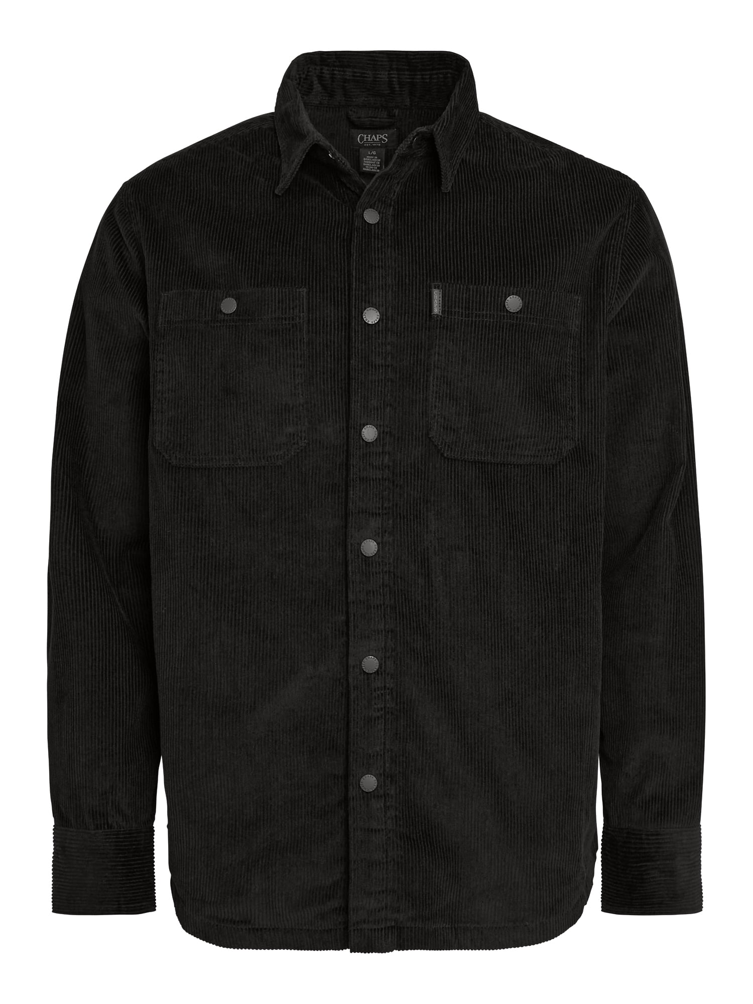Chaps Men's & Big Men's Corduroy Flannel Lined Shirt, Sizes S-3XL