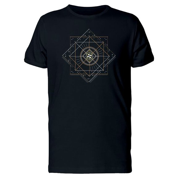 Mystic Golden Lines And Stars Tee Men's -Image by Shutterstock