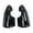Black, variant on Motorcycle PC Handguards Handle Bar Club Style Hand Guard for Harley Softail Fat Bob FXFB 114 FXFBS FLFB FLFBS 2018-2023