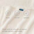 thumbnail image 3 of Manta Bedsure Twin XL, 168 x 229 cm, ligera, color crema, 3 of 7