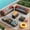 11pc-Gray with Fire Pit Table, variant on Noelse Patio Furniture Set, 5 Piece Wicker Outdoor Sectional Conversation Set with Coffee Table for Poolside, Backyard, Gray