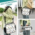 thumbnail image 6 of ALAZA Animal Birds Lunch Box Insulated Lunch Bag Cooler Tote with Shoulder Strap, 6 of 7