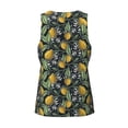 thumbnail image 5 of Fotbe Citrus Fruits Elegant Lemons Pattern Men's Quick Dry Workout Tank Top Gym Muscle Tee Fitness Bodybuilding Sleeveless T Shirt Breathable Workout Shirt-XX-Large, 5 of 9
