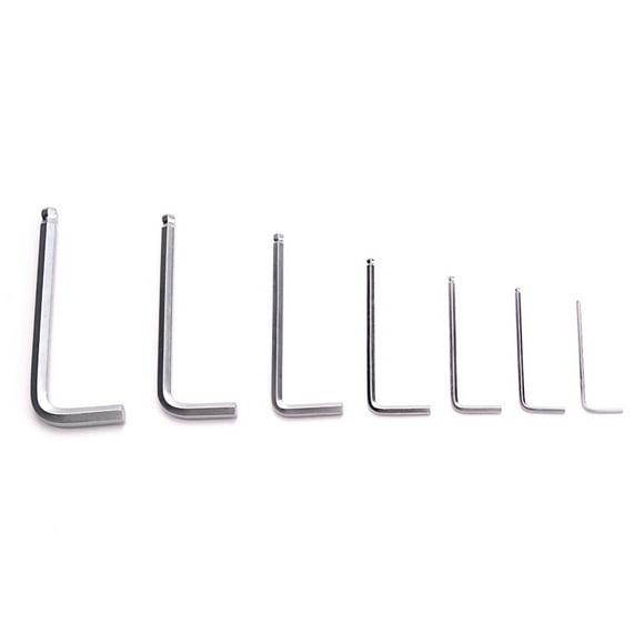Professional Practical Hexagonal Wrench 1.5/2/2.5/3/4/5/6mm Rustproof Wear-resistant and Adjustable Waterproof Allen Wrench Spanner Screwdriver Install Tool