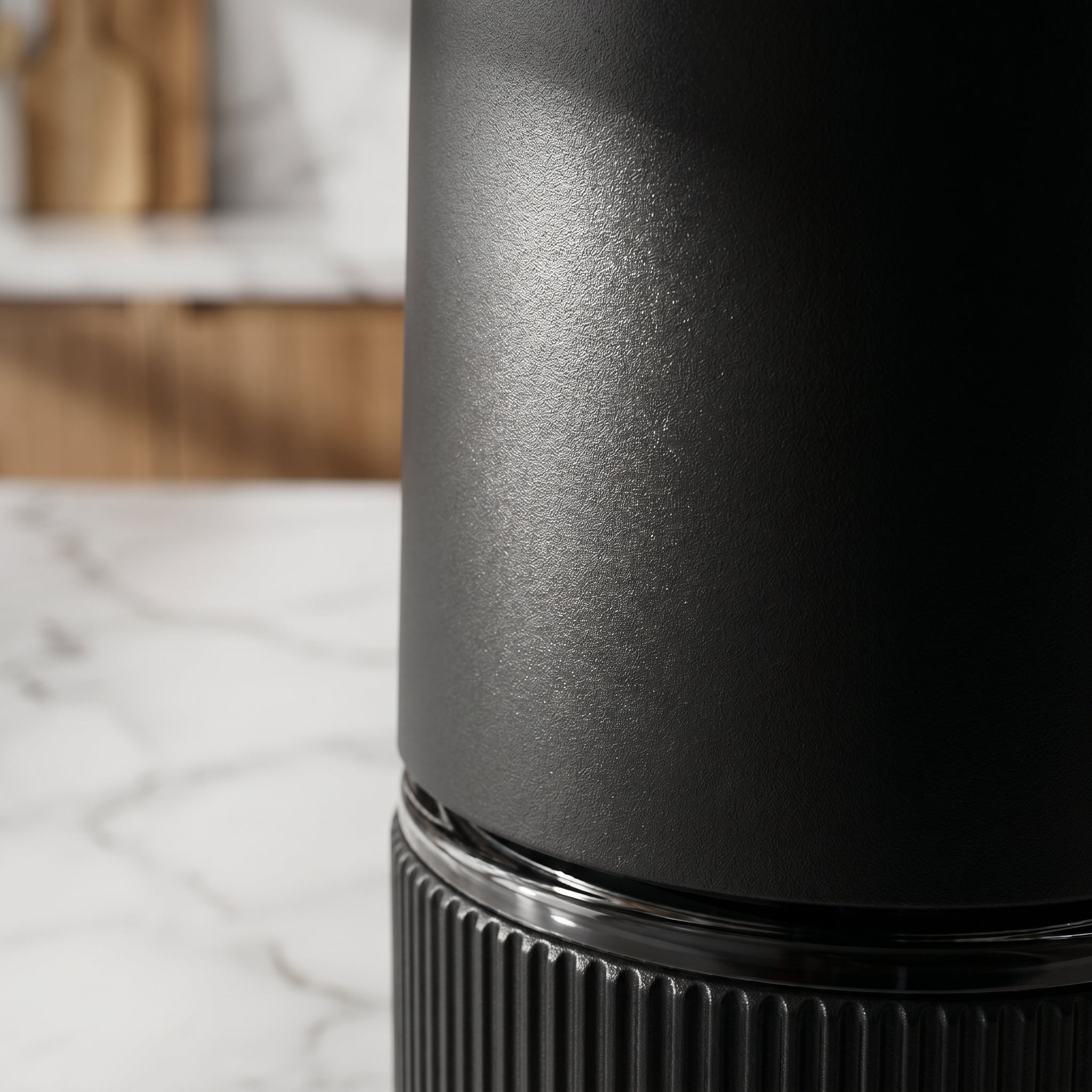 Electric Coffee Bean Grinder with Adjustable Coarseness, Portable Cordless Conical Burr Mill, USB-C Rechargeable Small Automatic Grinder for Espresso, Pour Over & French Press, Obsidian Matte