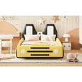 thumbnail image 3 of Twin Size Race Car Bed With Yellow Wheels - Ensuring A Peaceful Resting Environment Alluring Built For Comfort And Durability, 3 of 7