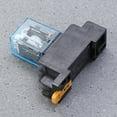 thumbnail image 4 of KAKOWELY DC 12V 8 Pin Auxiliary Relay with Socket for Automatic Control System Black Plastic,2.76"X2.36"X0.79", 4 of 4