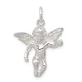 thumbnail image 1 of 925 Sterling Silver Full Angel Figure Necklace Charm Pendant Religious, 1 of 6