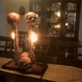 thumbnail image 6 of RABBITH Skeleton Lamp Creepy Skeleton Table Lamp Halloween Horror Skull for Head Light Handmade Resin Material Statue LED Skull, 6 of 7
