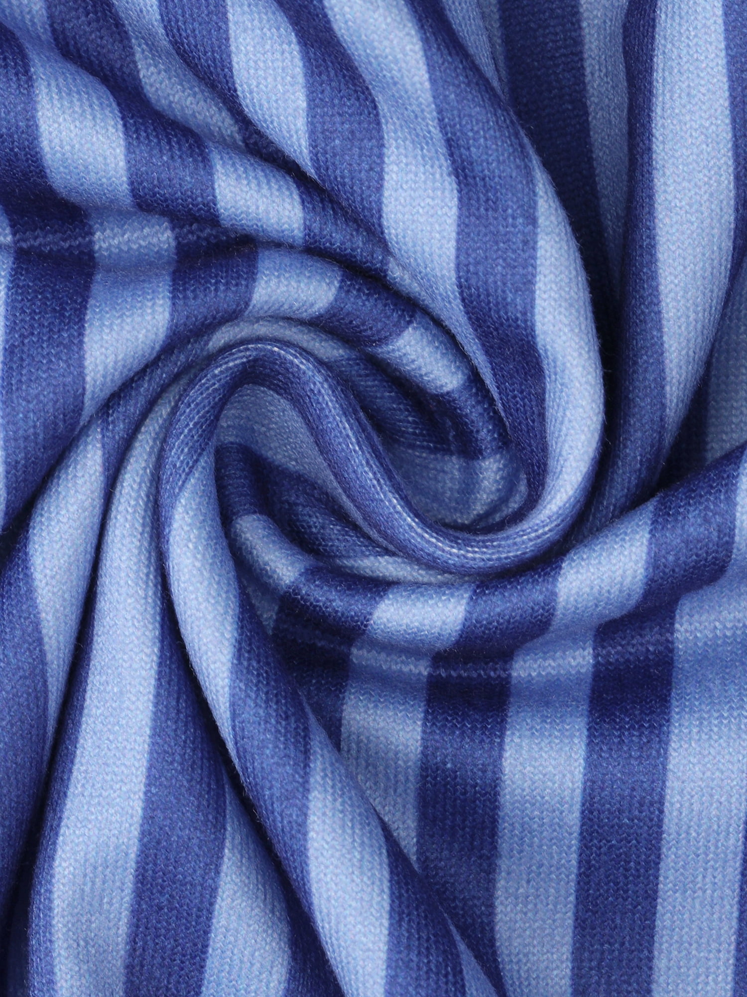 DARING DIVA Women's Spaghetti Strap Stripe Nightshirt Pajama Dress XL Blue