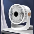 thumbnail image 4 of Bearachild Ventiladores eléctricos silenciosos Ventilador de circulación de aire USB Pared 180 ° Herramientas de enfriamiento ajustables para dormitorio Electrodomésticos Blanco Bearachild HA063639-02B, 4 of 6