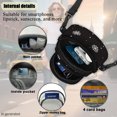 thumbnail image 6 of CHAQLIN Snow House Pattern Cross Body Cell Phone Purse for Womens, Adjustable Strap Small Crossbody Wallet with Adjustable Straps for Travel Shopping, 6 of 8