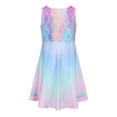 thumbnail image 4 of Robes pour Bébé Fille Tout-Petits Enfants Filles Été Col Rond Sans Manches Robe à Imprimé Floral Décontractée Plage Fête Robes Robe pour Bébé Multicolore 9 Ans-10 Ans, 4 of 7