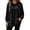 Black, variant on Women Casual Hoodie Velour Long Sleeves Fashion Pullover Loose Fit Tunic Winter Tops Comfy Shirts