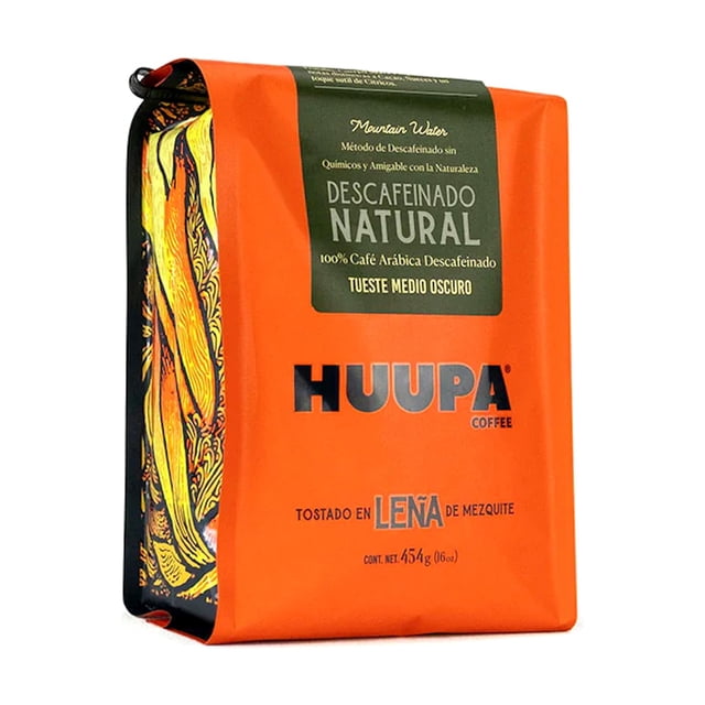 Café Descafeinado Natural Molido, Café de Altura de Veracruz, Reconocido internacionalmente por su Sustentabilidad, Café con Aroma Floral y Frutal, Molido, DESCAFEINAD