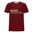 thumbnail image 5 of Hrsba Mens Tee Shirts Print Short Sleeve Crew Neck Pullover Sports Tee Summer Casual Active Top Airy Soft Comfortable Breathable Gym Training Tops, 5 of 5