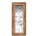 thumbnail image 2 of ArtToFrames 4" x 12" Honey Picture Frame, 4x12 inch Brown Wood Poster Frame (WOM-4085), 5 Pack, 2 of 7