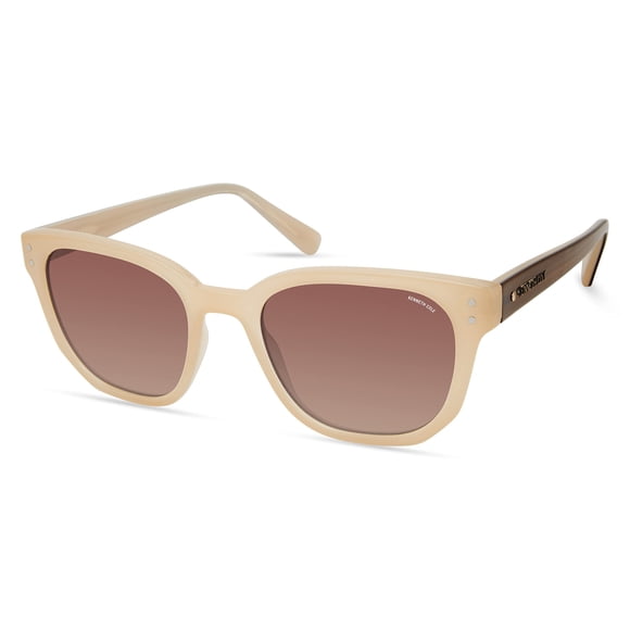 Gafas de sol para mujer Kenneth Cole cuadradas beige brillante 52 mm