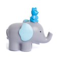 thumbnail image 1 of Adornos de juguete de elefante y ratón azul, adornos para pastel de cumpleaños, decoración de amor de muñeca de dibujos animados, 1 of 12