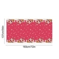 thumbnail image 3 of SLYNSHome Tablecloth For Christmas,Santa Claus Aluminum Foil Waterproof And Oilproof Xmas Table Cover, Holiday Party Decorations 137X183cm, 3 of 6