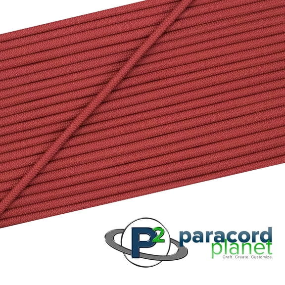 Paracord Planet - Scarlet Red 550 Paracord : High-Quality Made in America Nylon Paracord Rope - 25' Hank