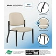 thumbnail image 6 of Boss Office Products Big and Tall Antimicrobial Vinyl Armless 300 lb. Weight Capacity Guest Side Chair, Beige, 6 of 6