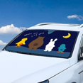thumbnail image 2 of Parasol para parabrisas de coche, parasoles de ventana delantera de coche con dibujos animados, aislamiento térmico, parasol para coche, cubierta de tamaño pequeño, ¿dónde estás?, 2 of 5