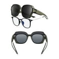 thumbnail image 3 of HYwys Oversized Sunglasses Fit Over Glasses for Women, Polarized Square Fitover Sun Shades UV400 Protection, 3 of 7