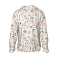 thumbnail image 1 of Fotbe Doodle Wine Chaqueta con Protección Solar UPF 50+ para Hombre y Mujer, Camisa con Capucha y Bolsillos-Large, 1 of 7