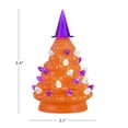 thumbnail image 4 of Mr. Halloween Set of 2 5.4-Inch Ceramic Witch Halloween Trees, Orange, 4 of 4