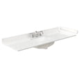 thumbnail image 3 of Beckett 60" Green Single Vanity & White Quartz Top (3-Hole) & Black Trim, 3 of 5