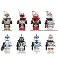 thumbnail image 1 of Set de 8 Figuras de Bloques de Construcción, Minifiguras Comandante Fordo Batallón 8 Hardcase, Regalo de Cumpleaños para Niños y Coleccionistas, 1 of 9