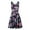 Blue, variant on Women Sleeveless Tank Dress Summer Fashion Floral Print Tank Dress Formal Party Dance Dress A Line Waist Slim Bodycon Dress Mini Dresses