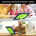thumbnail image 6 of Hoibon for Lenovo Tab P12 Hybrid Case Lenovo Tab P12 inch 2023 TB370FU Heavy Duty Cover with Kickstand Shoulder Strap Built in Pen Holder Kids Friendly Case for Lenovo Tab P12 12.7 inch (Navy Green), 6 of 6
