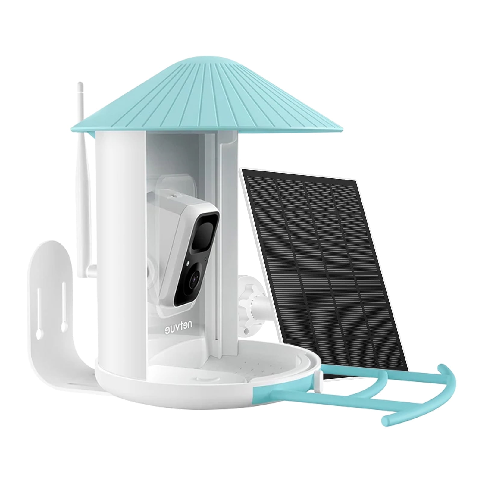 Netvue Type C Solar Panel for Birdfy, IP65 Waterproof for Outdoors, Continuously Power Supply, 360° Swivel Bracket