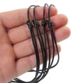 thumbnail image 4 of LICEWO 10 Pack Leathers Cords Black Cords with Sliding Knots Jewelry Making Supply, 4 of 11