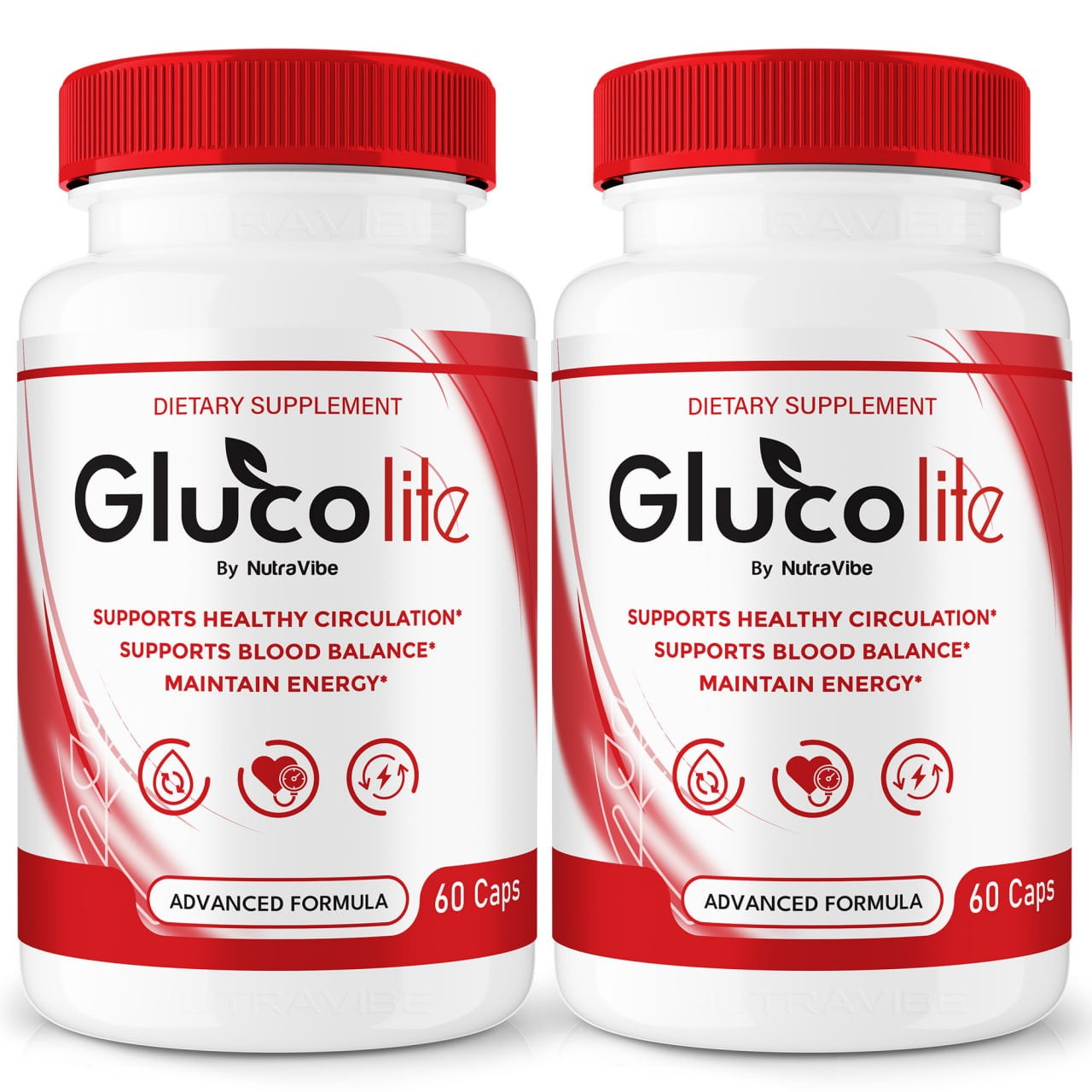 (2 Pack) GlucoLite Capsules, Gluco Lite Premium Blood Support, Natural Balanced Formula for Healthy Levels, Maximum Strength Supplement, GlucoLight Official Pastillas Reviews (120 Capsules)