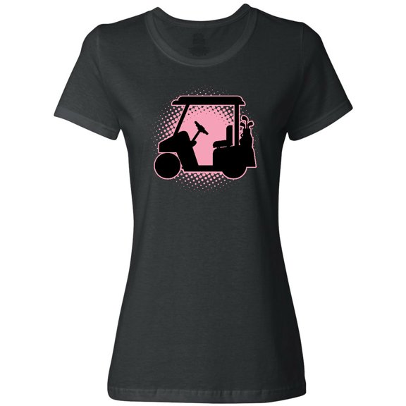 Inktastic Golfing Girls Golf Cart Women's T-Shirt