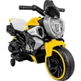 thumbnail image 1 of Moto Eléctrica Amarilla Con Luz Y Claxon Little Monkey, 1 of 7