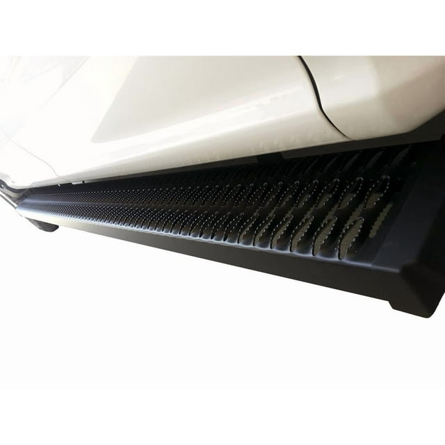 Fits 2014-2022 Ram ProMaster 1500 TrailFX Running Board ARBV008B TFX Aggressive Boards; 53 Inch Length; Powder Coated; Titanium Black; Aluminum; Unlighted; Rocker Panel Mount; 250 Pound Capacity