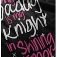 thumbnail image 4 of Daddy is My Knight in Shining Armour Youth T Shirt Tee Girls Infant Toddler Brisco Brands 12M, 4 of 5