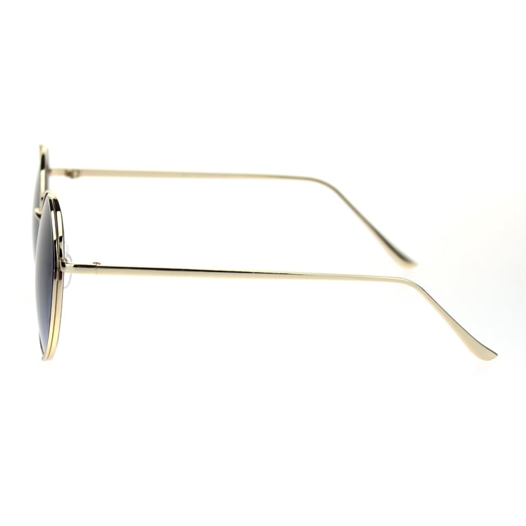 Elegant Gold Women\'s Sunglasses Elegant Gold Frame Womens Fashion Designer Oversized XXL  main image 3