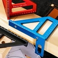 thumbnail image 4 of 45 90 Degree Carpentry Triangular Square Ruler Protractors Tool for Precise Measuring in Furniture Making & Construction, 4 of 13