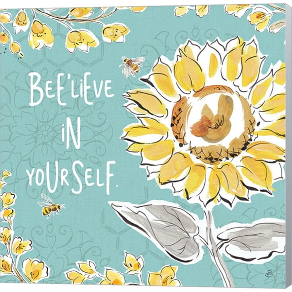 Bee Happy V by Daphne Brissonnet, Canvas Wall Art
